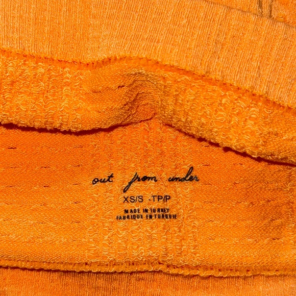 Urban Outfitters Orange Ruched Crop Blouse - Picture 3 of 5